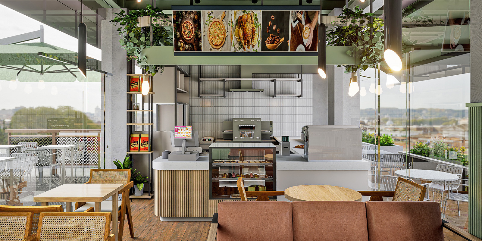 Simplicity Styled with Elegance- Gurkha's Pizzeria Interior Project.