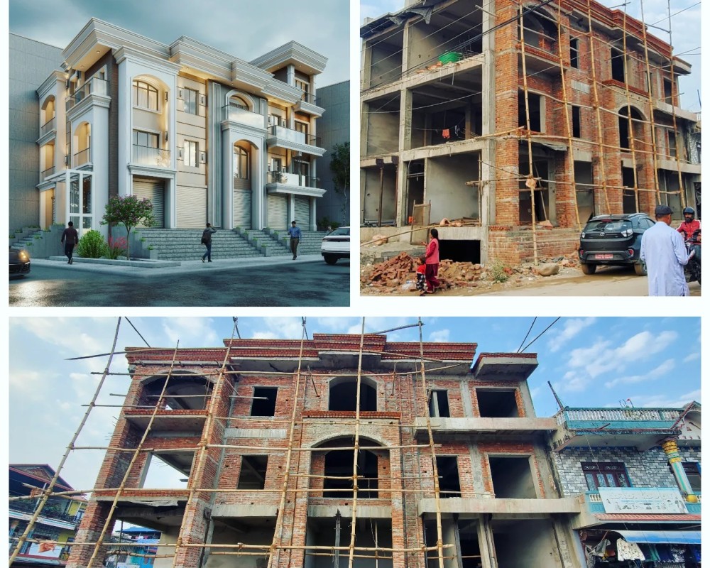 Mixed-use Building Design in Rajahar, Nawalpur District