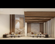 Interior Design of Living room in Chandol Residence