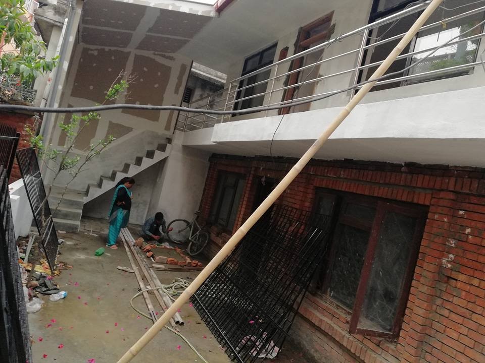 Home Building design at Thamel, Nepal