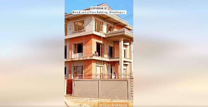 Office Building Design at Suryabinayak-02, Panitanki, Bhaktapur