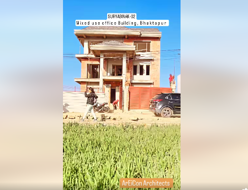 Office Building Design at Suryabinayak-02, Panitanki, Bhaktapur