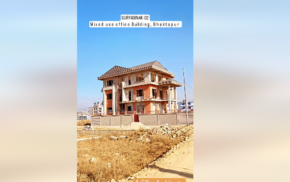 Office Building Design at Suryabinayak-02, Panitanki, Bhaktapur