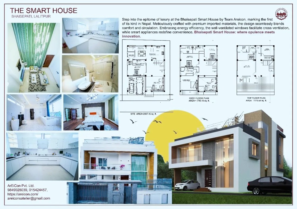 Smart Bungalow Design in Bhaisepati, Lalitpur