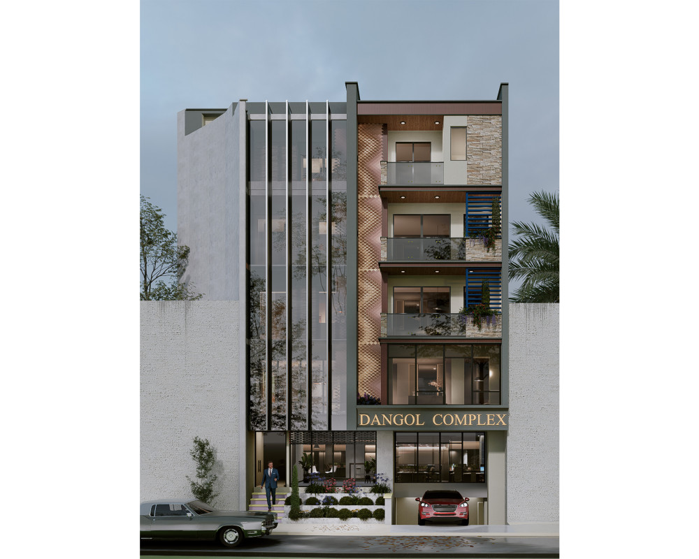Modern Mixed-Use Building in Kumaripati, Lalitpur