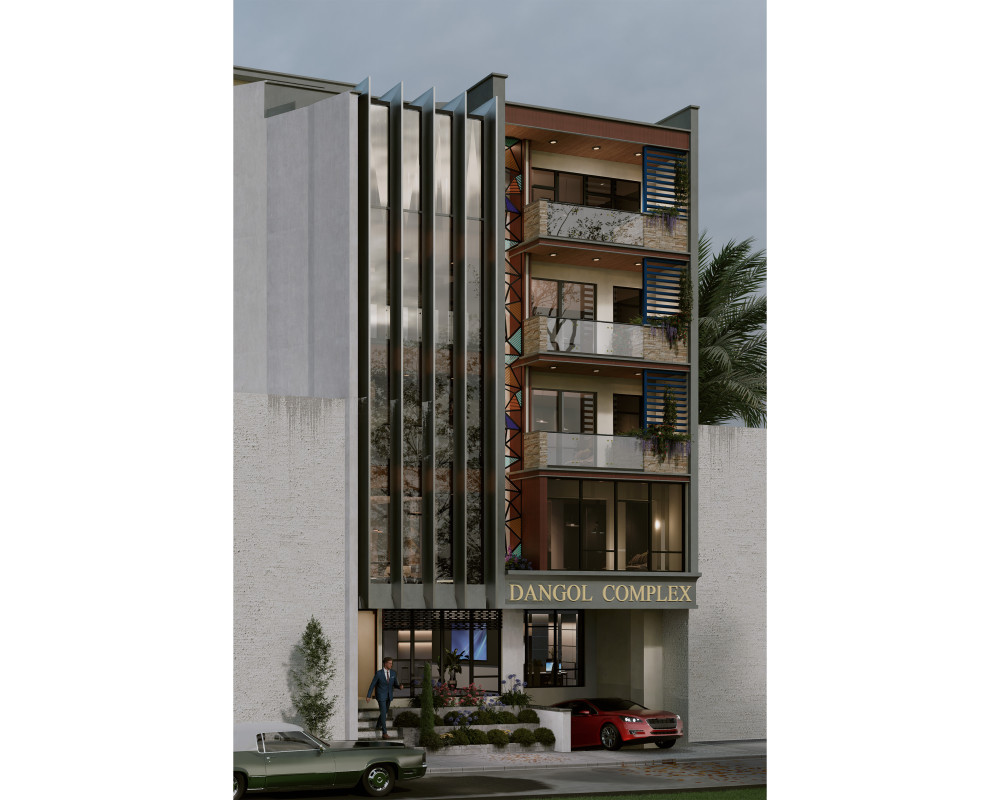Modern Mixed-Use Building in Kumaripati, Lalitpur