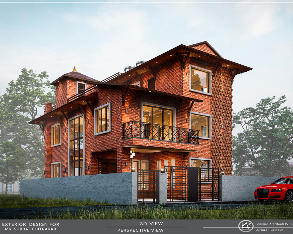 Traditional Bungalow Design at Kalanki, Kathmandu