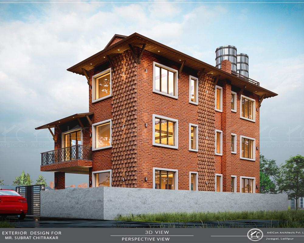 Traditional Bungalow Design at Kalanki, Kathmandu
