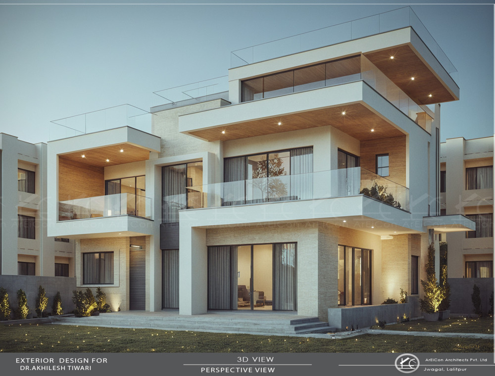 Modern Contemporary House in Bungamati, Lalitpur