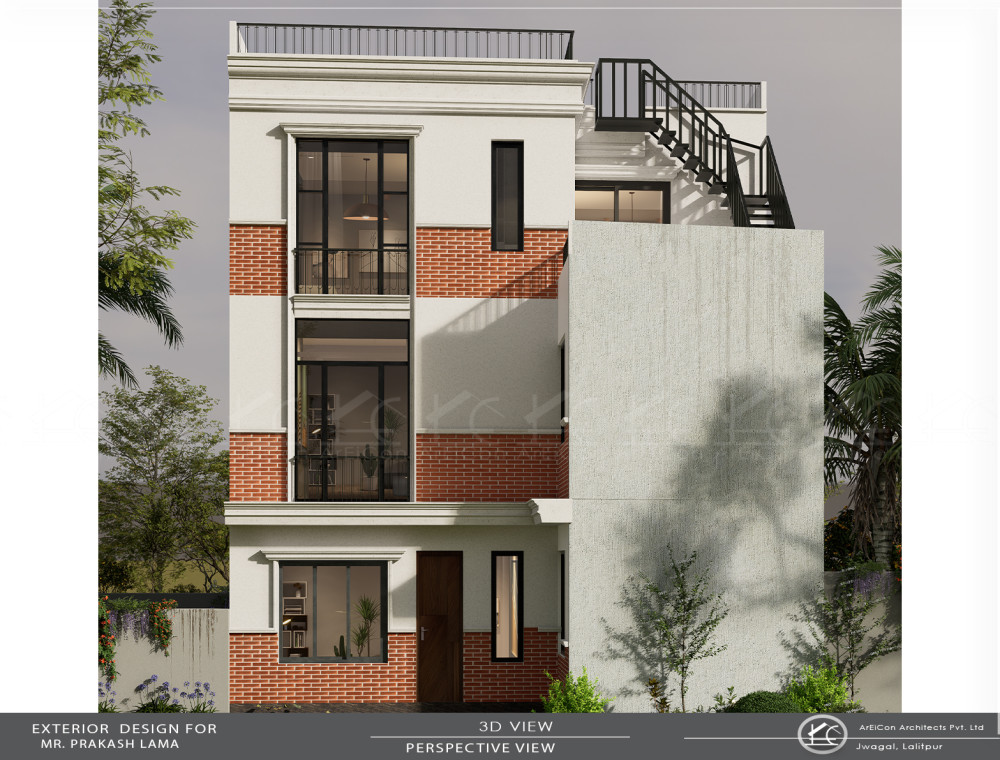 Modern Contemporary House in Machhapokhari, Kathmandu