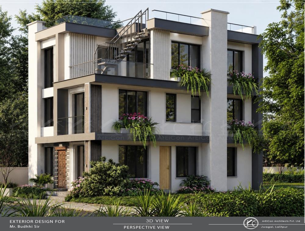 Modern Contemporary House in Machhegau, KTM